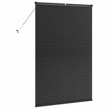Venetian Blinds Height Adjustable Black 175 x 120 cm Aluminium 42006151