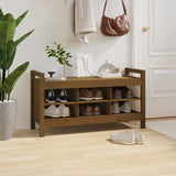 Hall Bench Honey Brown 110x40x60 cm Solid Wood Pine 821792