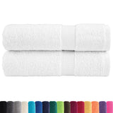 Premium Bath Towels "SOLUND" 2 pcs White 100x150 cm 600 gsm 137132
