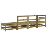 4 Piece Garden Lounge Set Impregnated Wood Pine 825540