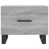 Coffee Tables 2 pcs Grey Sonoma 50x50x40 cm Engineered Wood 829457