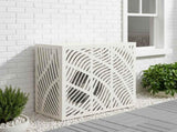 Air Conditioner Cover White 110 x 50 x 105 cm Steel 8014116