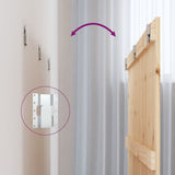 Wall Headboard 140x3x90 cm Solid Wood Pine 824918