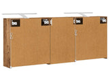 Bathroom Cabinet Set 3 pcs 116 x 16 x 62.5 cm Engineered wood 3403822