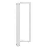 Bar Table Legs T-Shaped 2 pcs White 60x35x cm Steel 4013093