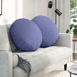 Seat Cushions 2 pcs Jeans Blue 80 x 29 cm Fabric 42014245