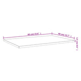 Wall Shelves 4 pcs Smoked Oak 60x40x1,5 cm Engineered Wood 838243