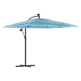 Garden Parasol with Steel Pole Blue 246x246x230 cm 4005075