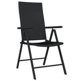 Garden Dining Set Black 3099101