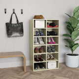 800399 Shoe Rack Sonoma Oak 54x34x100,5 cm Engineered Wood