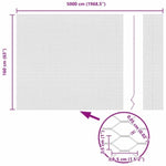 Hexagon Fence Silver 1.6 x 50 m Galvanised steel 42005734