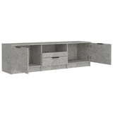 TV Cabinet Concrete Grey 140x35x40 cm Engineered Wood 811452