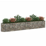 Gabion Raised Bed Galvanised Iron 330x50x50 cm 152027