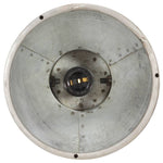 ZNTS Industrial Ceiling Lamp Silver E27 Mango Wood 320521