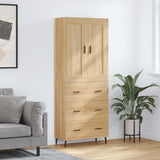 Highboard Sonoma Oak 69,5x34x180 cm Engineered Wood 3199764