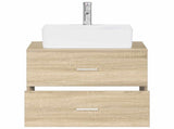 Bathroom Furniture Set Sonoma Oak Engineered Wood 3404384
