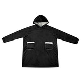Blanket Hoodie Black M Fleece and Flannel 42017201
