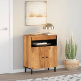 Side Cabinet 60x33x75 cm Solid Wood Acacia 356880