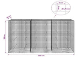 Gabion with 3.5 mm Wire and 5x5 cm Mesh 300x30x200 cm 3462288