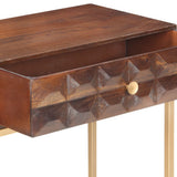 Console Table 122x36x75 cm Solid Mango Wood 323406