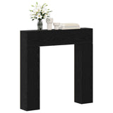 Fireplace Surround Black Oak 102 x 18 x 100.5 cm 8006599