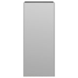 Planter Silver 32x29x75 cm Galvanised Steel 841576