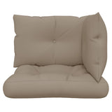 Pallet Cushions 3 pcs Taupe Fabric 360863