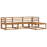 Outdoor Sofa Set 4 pcs Natural Solid Acacia Wood 3367387