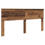 Bed Frame with Headboard Old Wood 200 x 200 cm Engineered wood 3407839