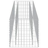 Gabion Raised Bed Galvanised Steel 180x50x50 cm 143559