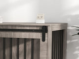 118cm Dog Crate Furniture with Removable Cushion for Extra Large Dogs - Walnut Brown T3398P349631