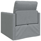 Sofa Bed Light Grey 74 x 77 x 81 cm Fabric 4106621