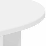 End Table White 39.7 x 39.7 x 60 cm Engineered Wood 891130