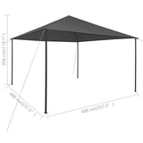 Gazebo 4x4x3 m Anthracite 180 g/m 312238