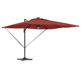Roma Parasol Red 286 x 284 x 270 cm Aluminium and Polyester 42003358