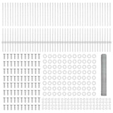 Welded Wire Fence 100 x 1 m Hot-Dip Galvanised Steel 3337071