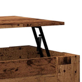 Coffee Table Old Wood 79x49x41 cm Engineered Wood 856928