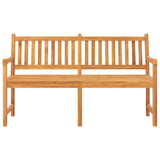 Bench Teak Solid Teak Wood 3-seater 316631