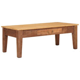 Coffee Table Brown 110 x 55 x 40 cm Solid Mango Wood 42003315