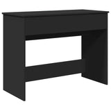 Dressing Table with Mirror Black 100x45x76 cm 840696