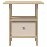 Bedside Table 2 pcs Sonoma Oak 41 x 40 x 45 cm Engineered Wood 8000425