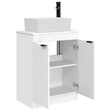 Bathroom Vanity with Sink High Gloss White 54 x 35 x 83 cm 890162