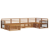 Outdoor Sofa Set 6 pcs Natural 3373749
