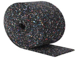Rubber Granulate Roll Black 1000 x 12 x 1 cm Rubber 42027307