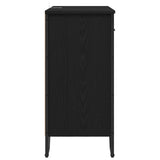 Sideboard with Drawer Black Oak 79.5 x 35.5 x 74.5 cm 883568