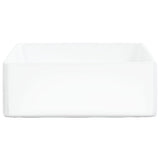 Wash Basin White 37x37x13 cm Ceramic Square 153341