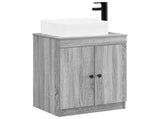 Bathroom Furniture Set Grey Sonoma Engineered Wood 3404237