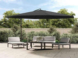 Cantilever Garden Parasol with Aluminium Pole 350 cm Anthracite 44505