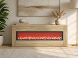 Electric Fireplace Sonoma 114 x 18 x 58.5 cm Engineered wood 8021057