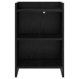Bedside Tables 2 pcs Black Oak 40 x 30 x 60 cm Engineered Wood 8010998